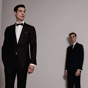 黑色經典款輕奢禮服套裝